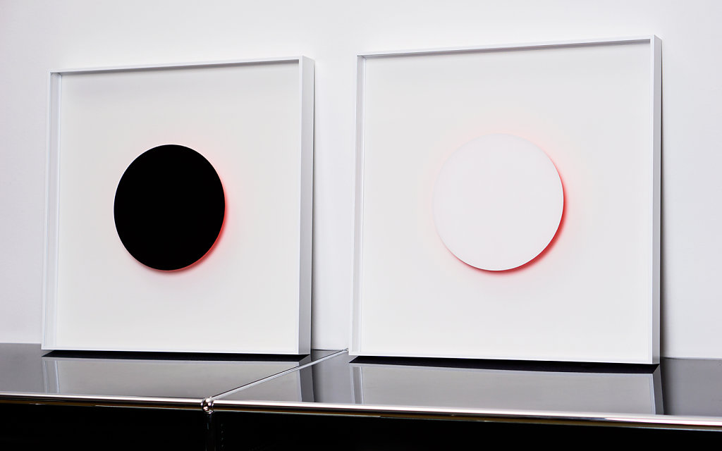 Even the moon borrows it’s light from the sun – diptych